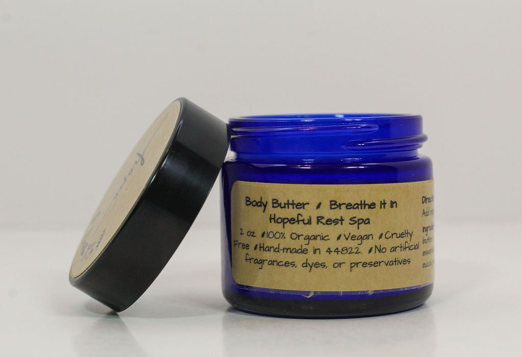 Breathe It In Body Butter - Organic Tea Tree & Eucalyptus