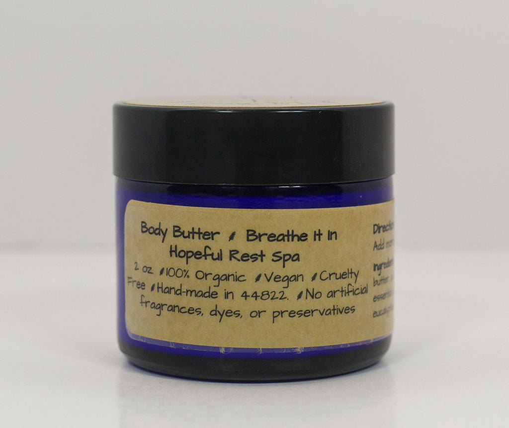 Breathe It In Body Butter - Organic Tea Tree & Eucalyptus