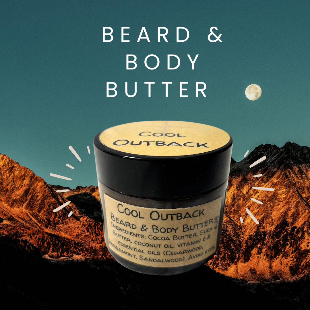 Cool Outback Beard & Body Butter - Organic Sandalwood & Cedarwood