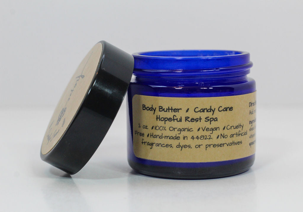 Candy Cane Body Butter Organic - Peppermint & Spearmint