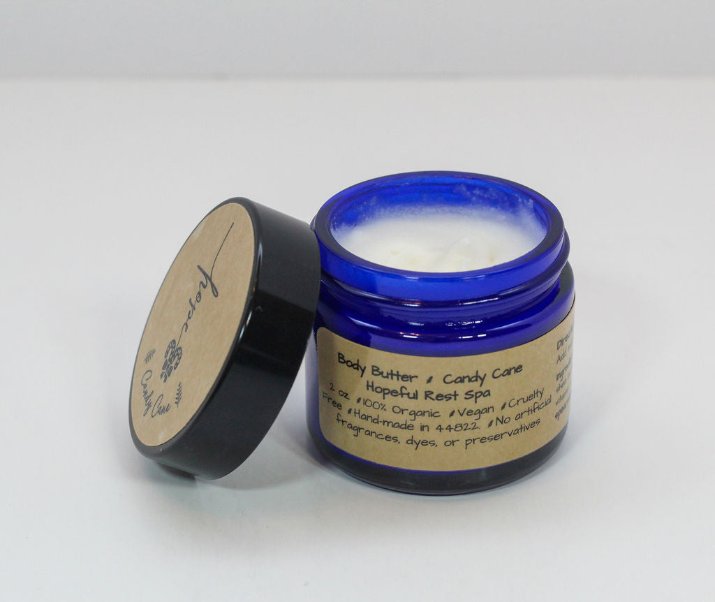 Candy Cane Body Butter Organic - Peppermint & Spearmint