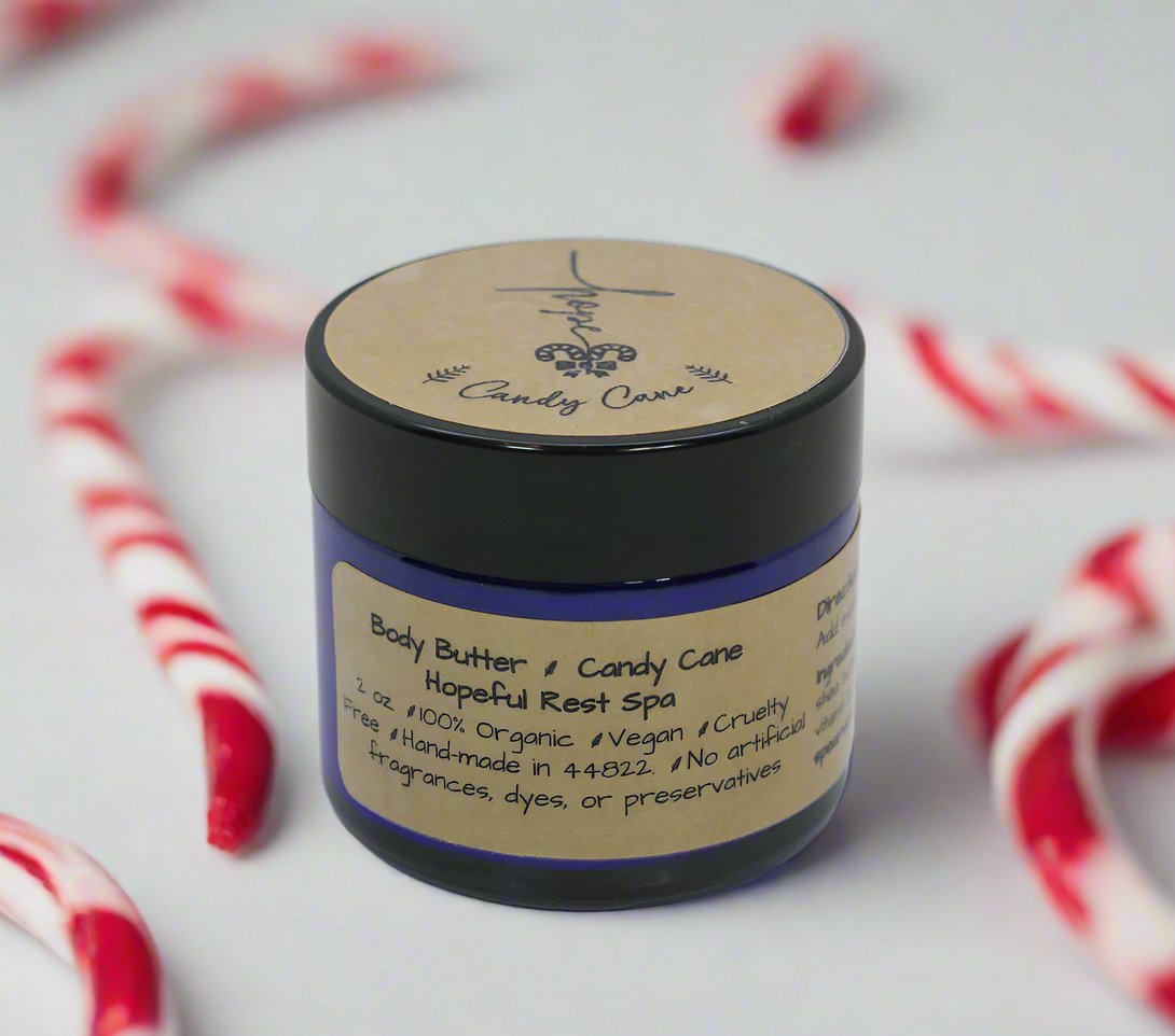 Candy Cane Body Butter Organic - Peppermint & Spearmint