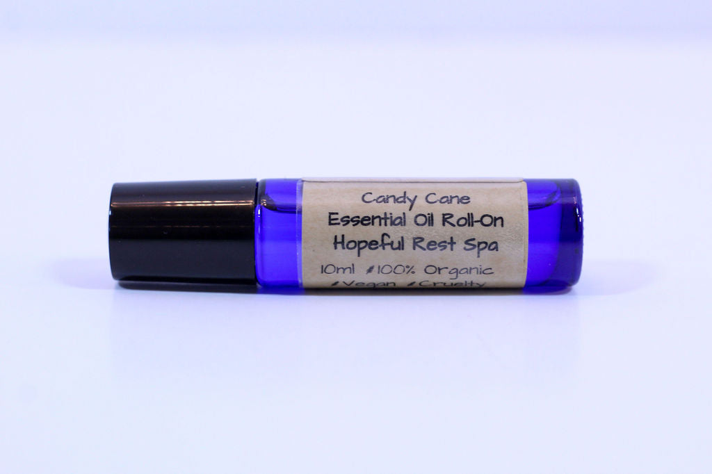 Candy Cane Essential Oil Candle - Peppermint & Spearmint