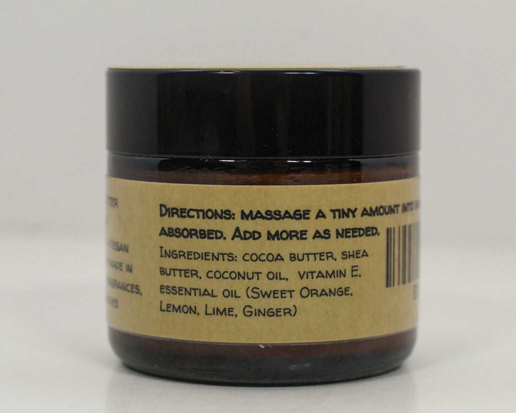 Citrus Bomb Beard & Body Butter with Organic Essential Oils