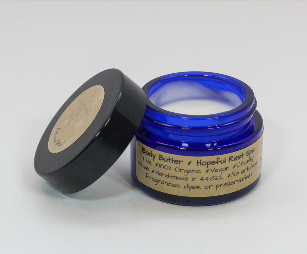 Citrus Mint Body Butter - Organic Citrus and Peppermint Essential Oils