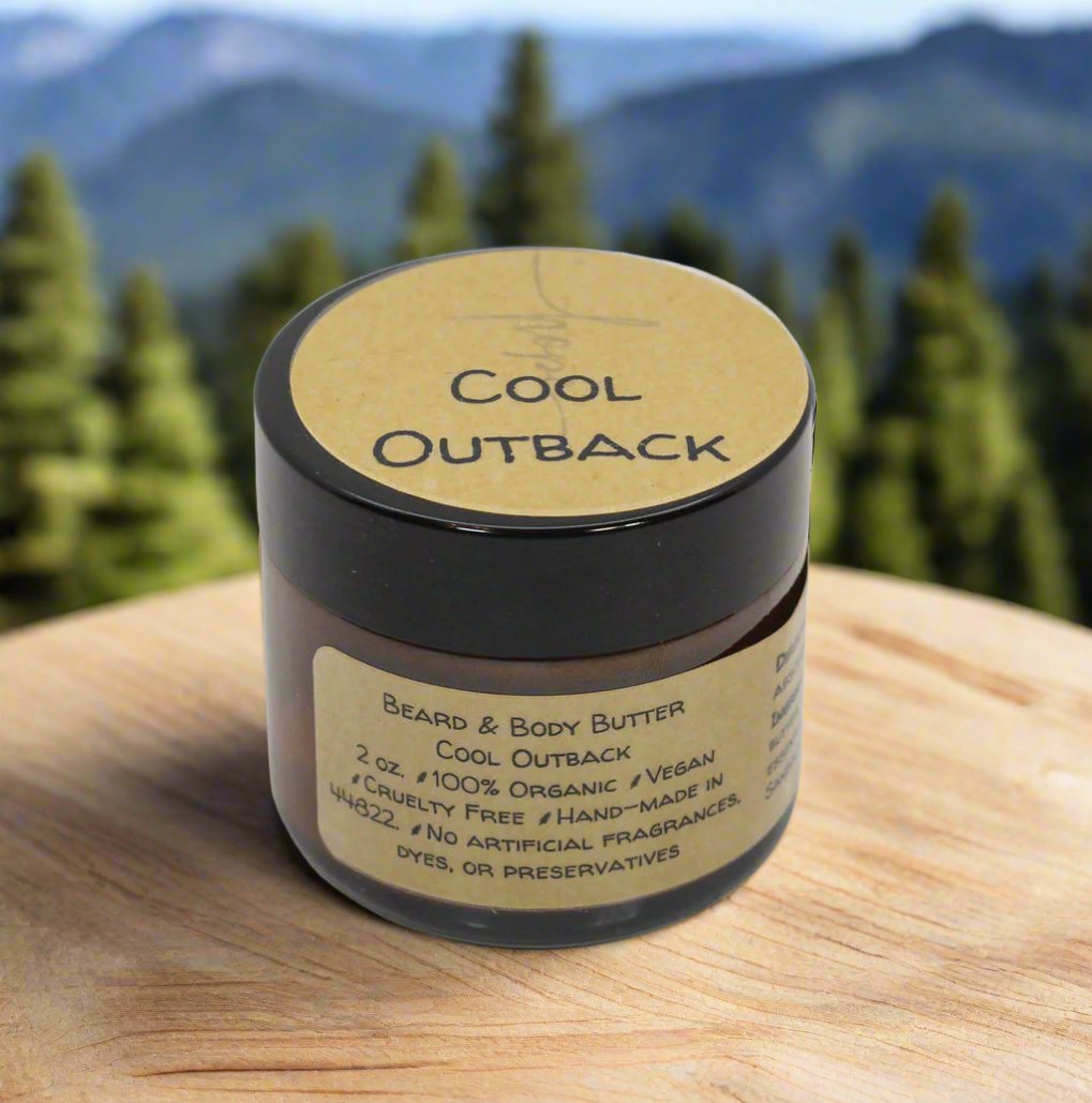 Cool Outback Beard & Body Butter - Organic Sandalwood & Cedarwood