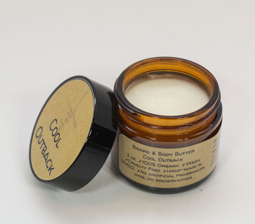 Cool Outback Beard & Body Butter - Organic Sandalwood & Cedarwood