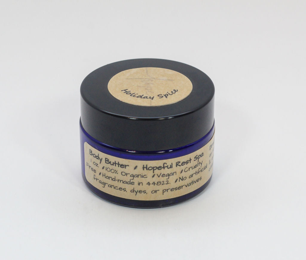 Holiday Spice Body Butter - with Organic Essential Oils