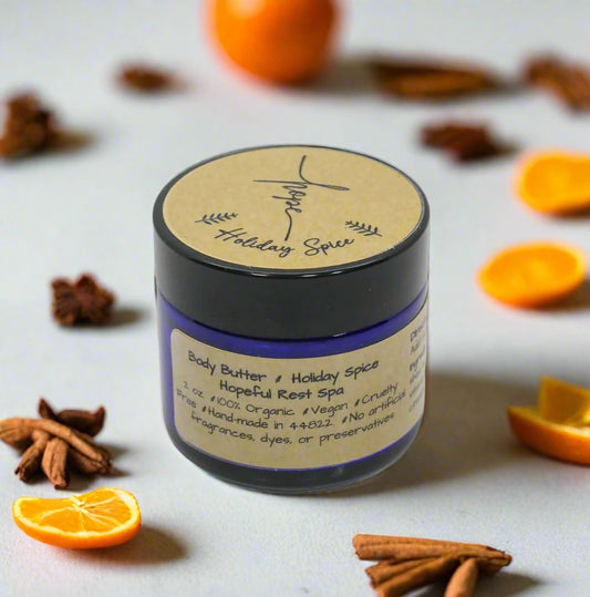 Holiday Spice Body Butter with Organic Essential Oils