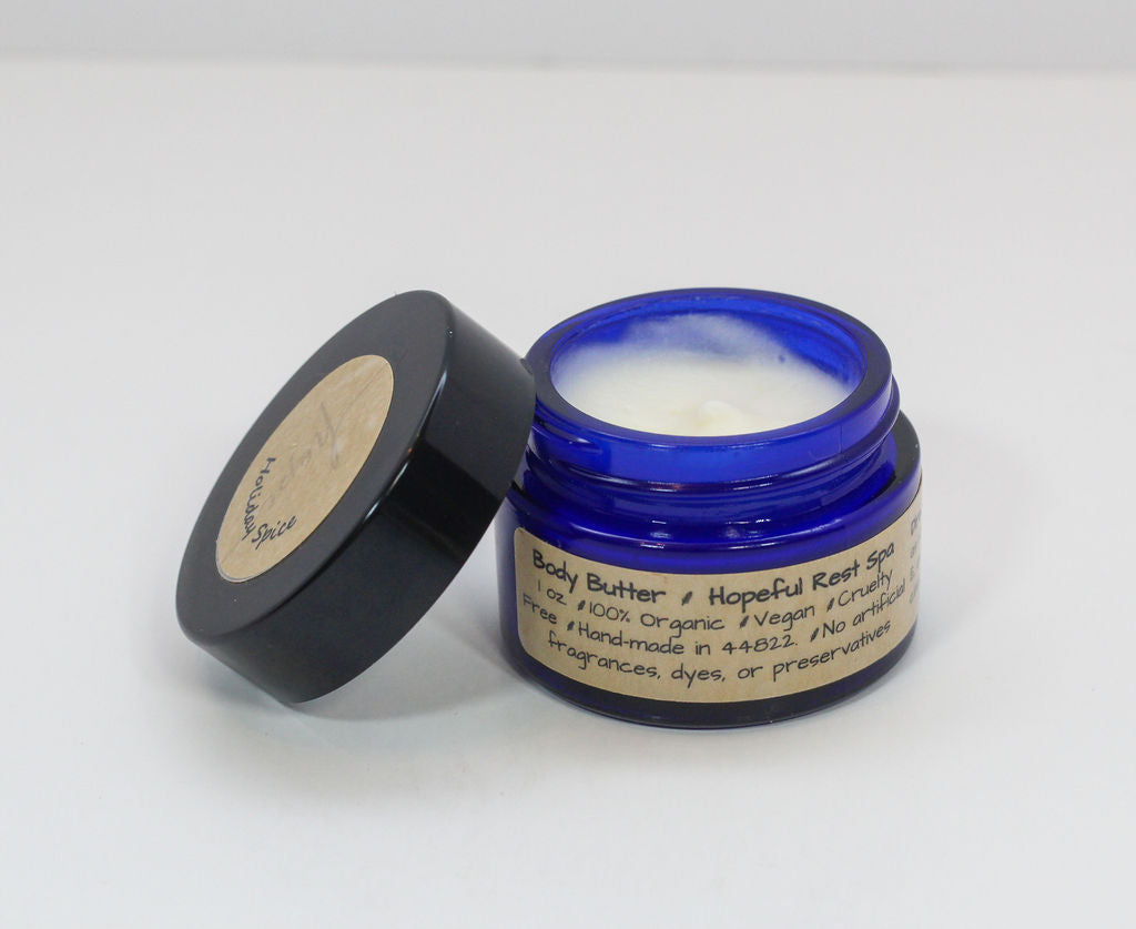 Holiday Spice Body Butter with Organic Essential Oils