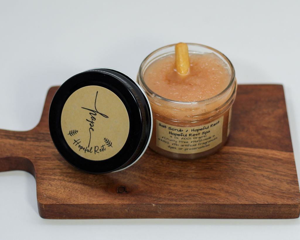 Hopeful Rest Salt Scrub with Lavender & Frankincense