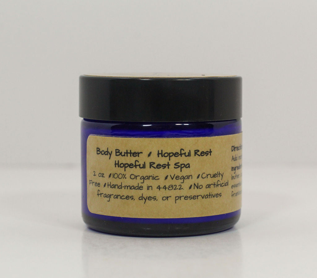 Hopeful Rest Body Butter Organic Lavender & Frankincense