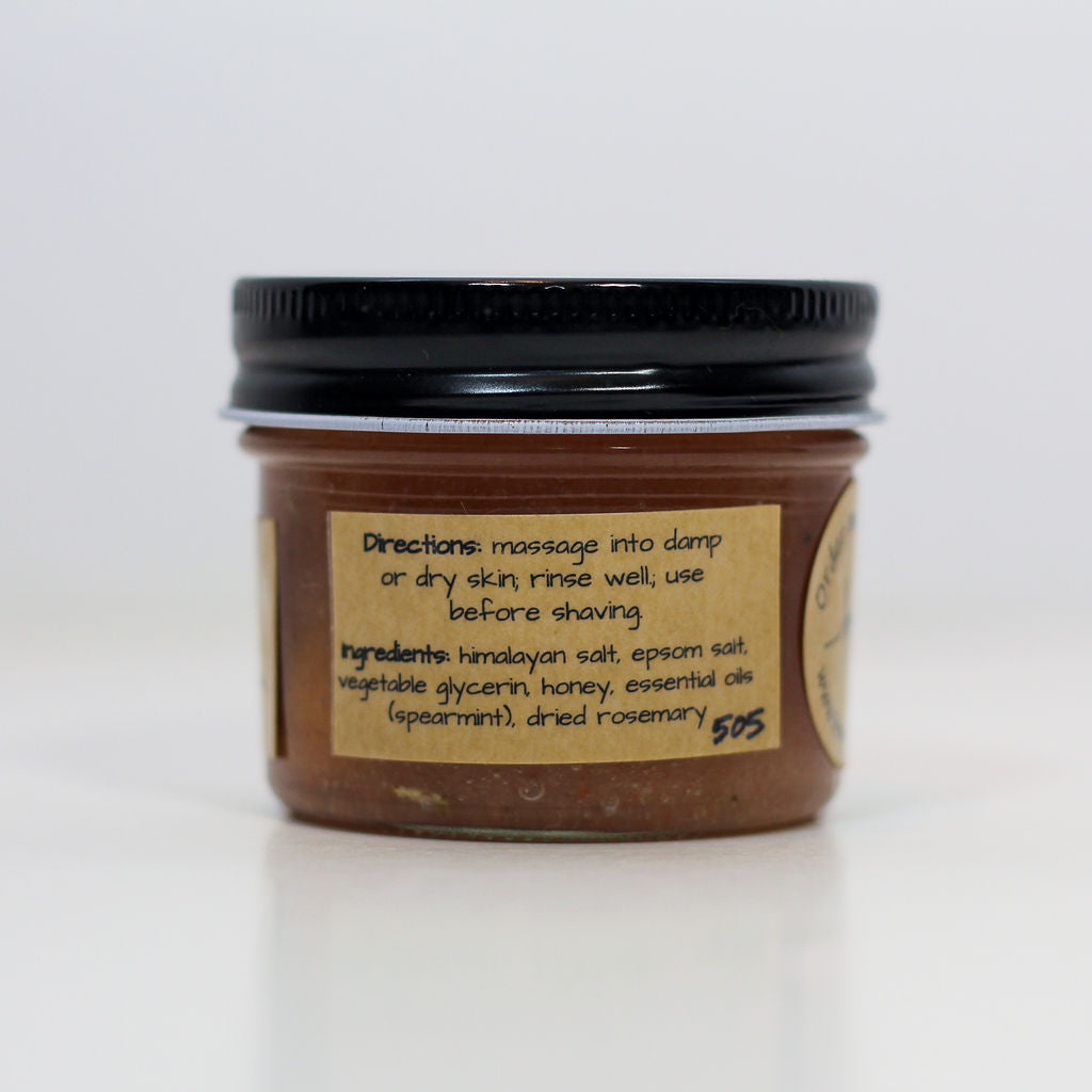 Mint Mary Salt Scrub with Spearmint & Rosemary