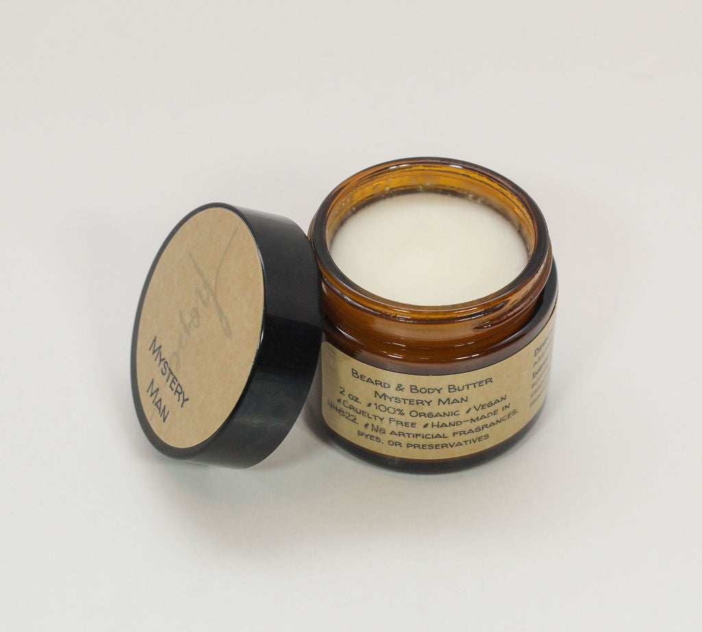 Mystery Man Beard & Body Butter with Organic Essential Oils