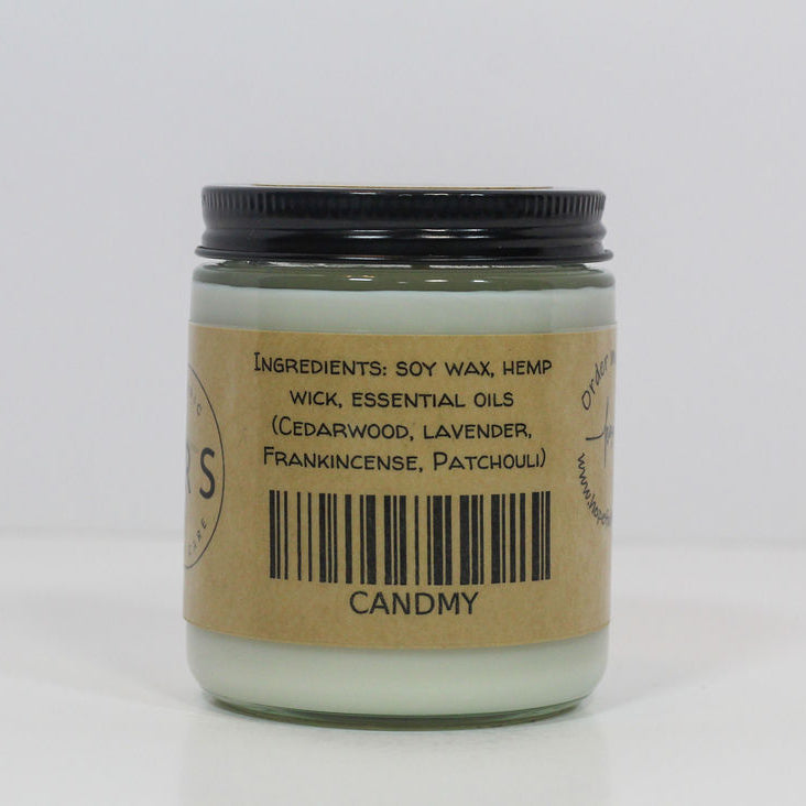 Mystery Man Candle with Organic Essential Oils