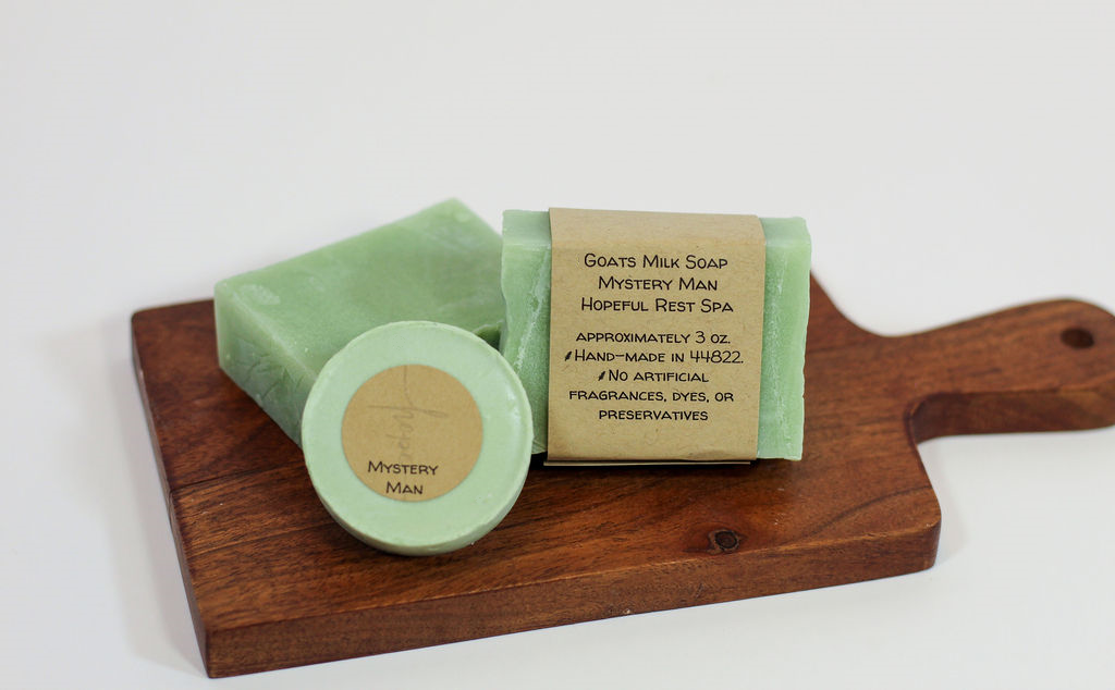 Mystery Man Goats Milk Bar Soap - with Organic Essential Oils