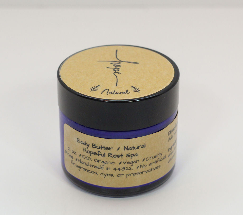 Natural Body Butter - Organic, Unscented