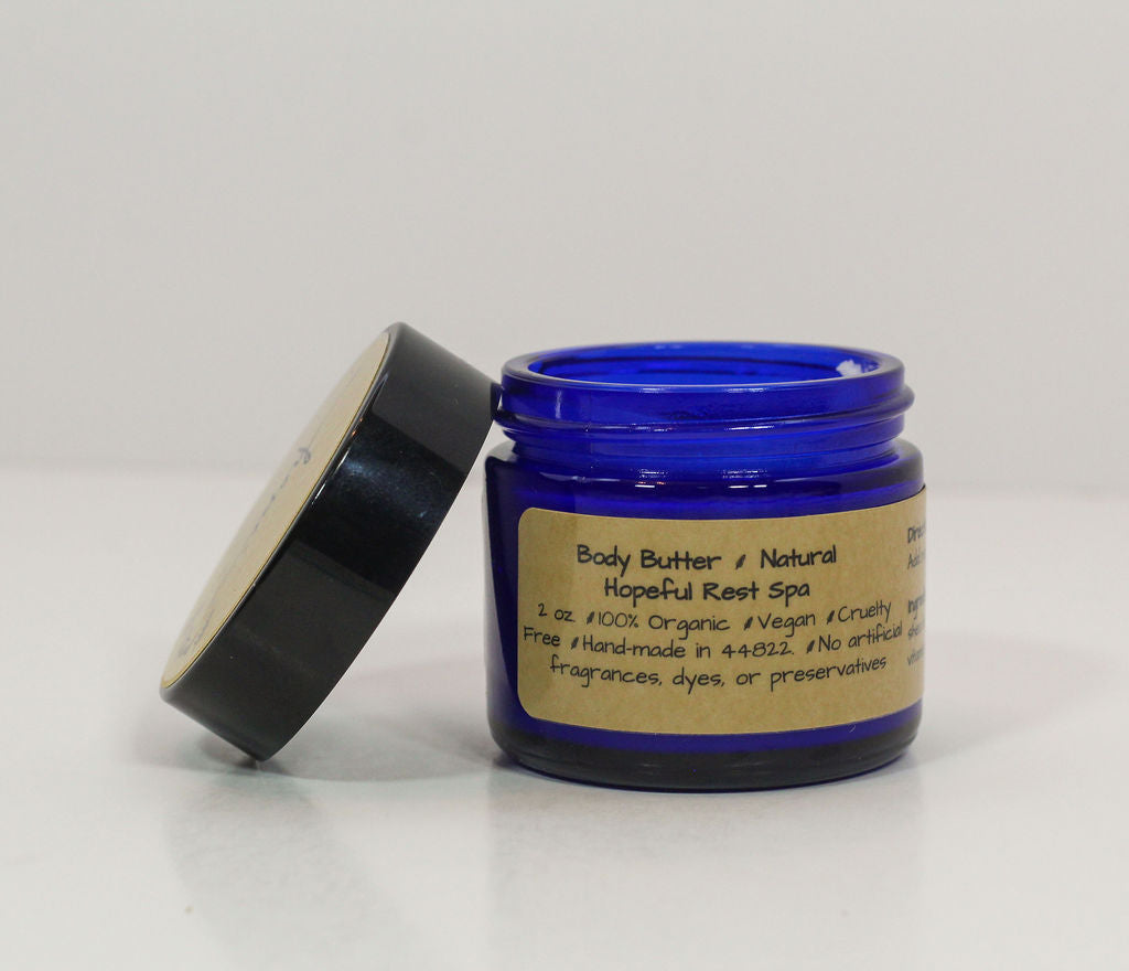 Natural Body Butter - Organic, Unscented
