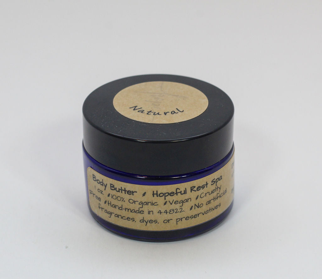 Natural Body Butter - Organic, Unscented
