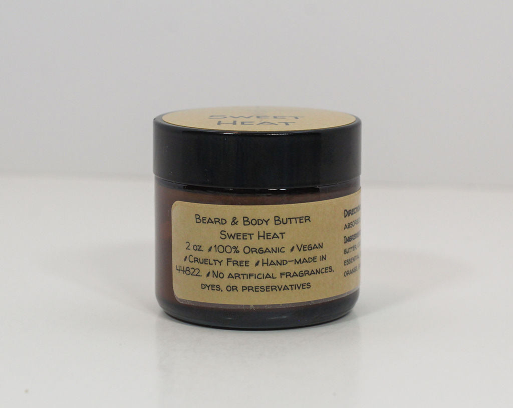 Sweet Heat Beard & Body Butter - with Organic Patchouli