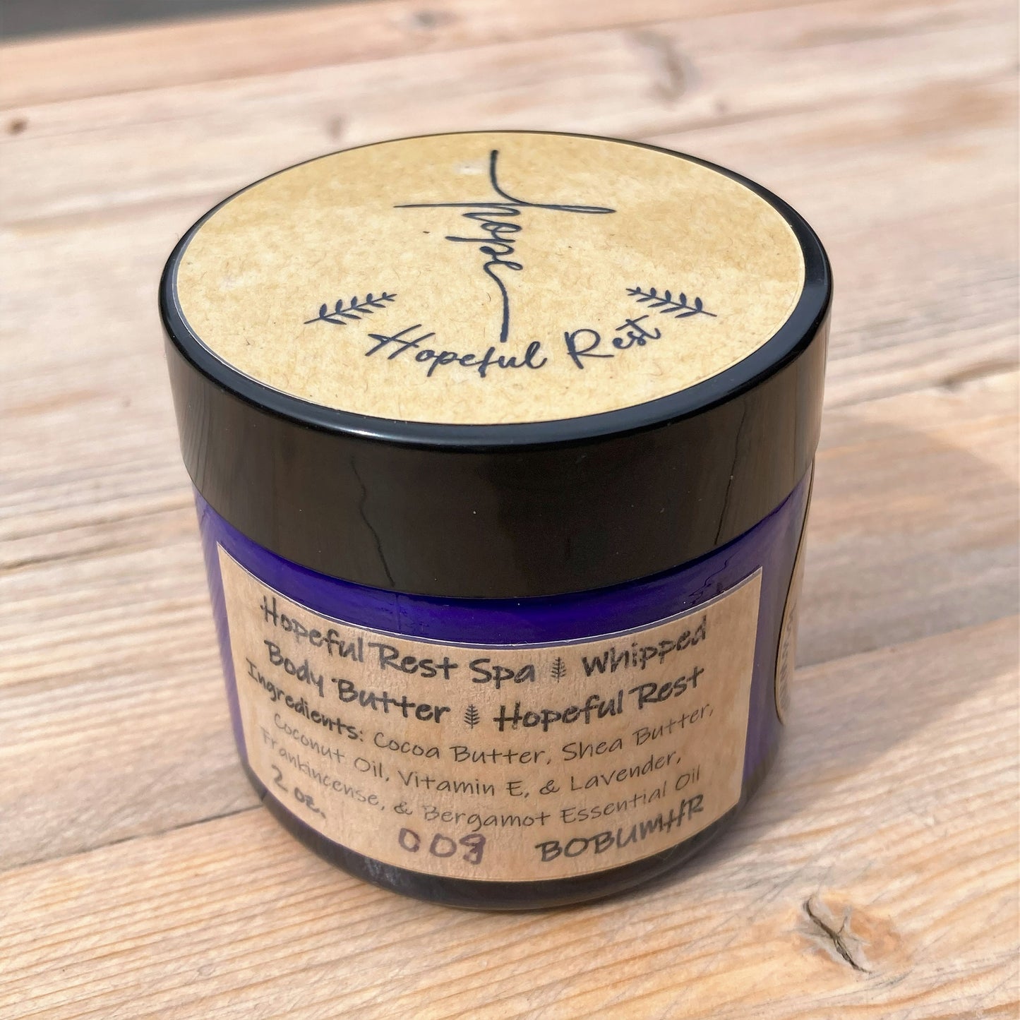 Hopeful Rest Body Butter - Organic Lavender & Frankincense