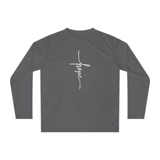 Hopeful Rest Spa Performance Long Sleeve Shirt with UV Protection