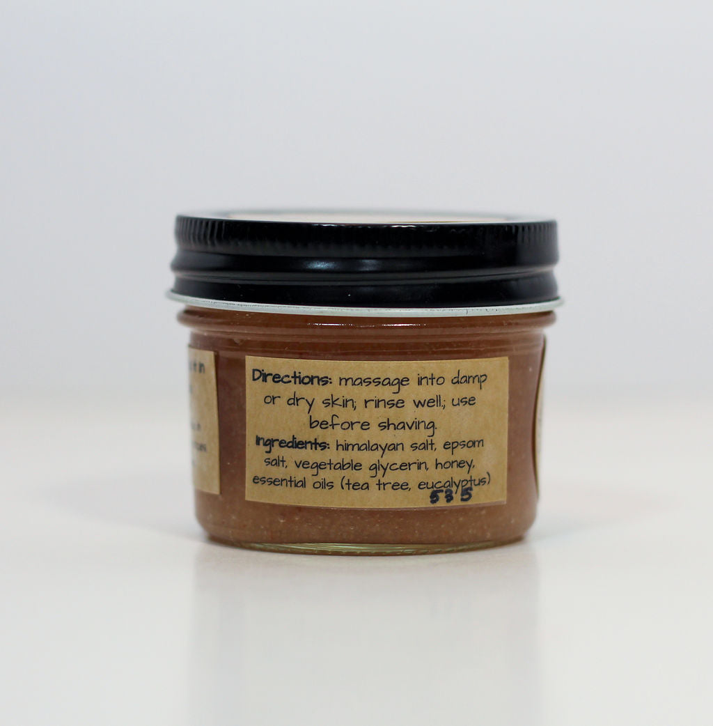 Breathe It In Salt Scrub with Tea Tree & Eucalyptus Essential Oils