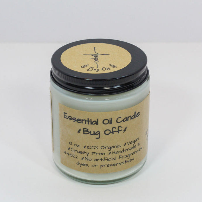 Bug Off Candle - Natural Essential Oil Insect Repelling Candle