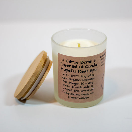 Citrus Bomb Essential Oil Candle