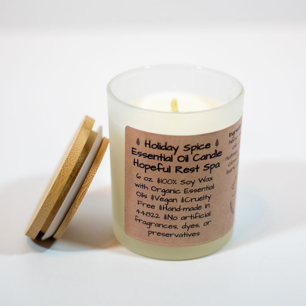 Holiday Spice Essential Oil Candle