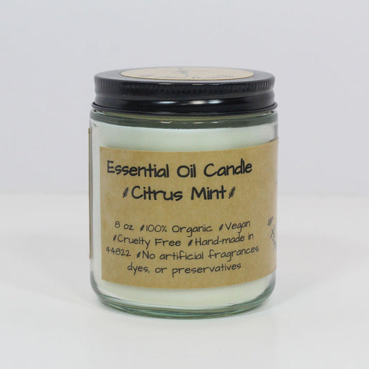 Citrus Mint Essential Oil Candle