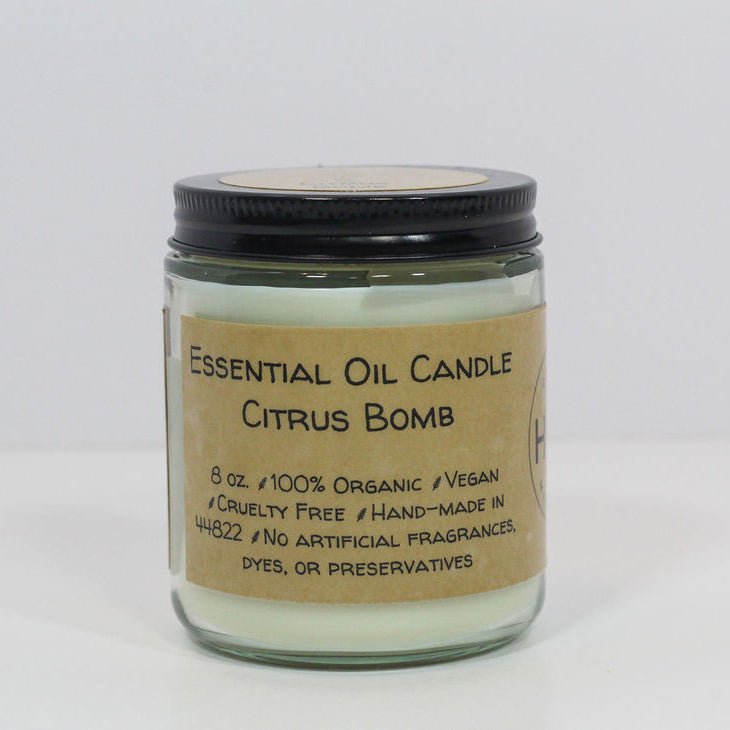 Citrus Bomb Essential Oil Candle