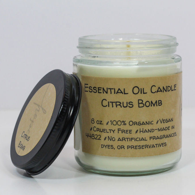 Citrus Bomb Essential Oil Candle