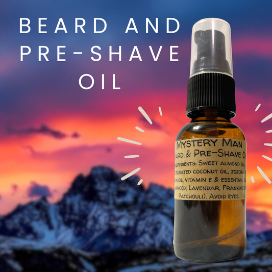 Mystery Man Pre-Shave and Beard Oil