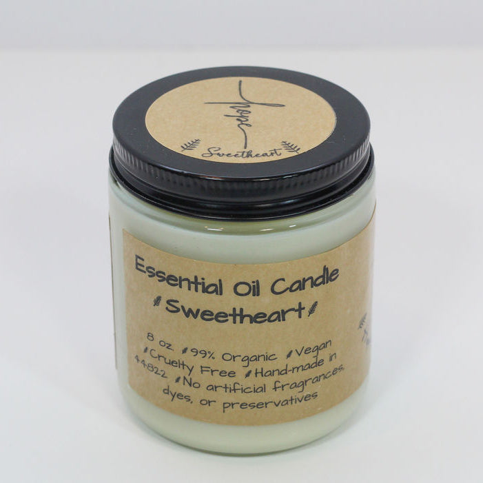 Sweetheart  Candle with Organic Essential Oils